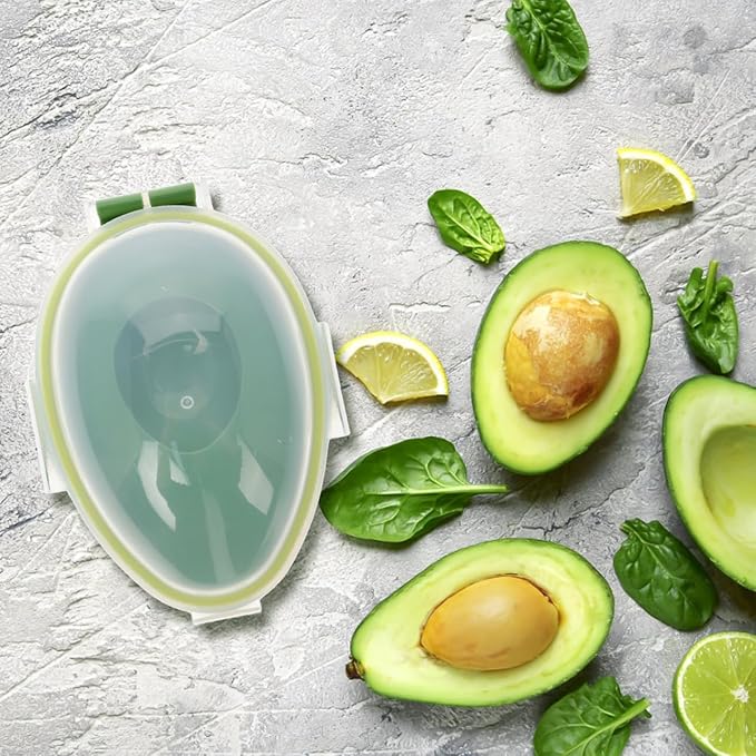 DOITOOL Avocado Keeper Reusable Avocado Storage Container individual Avocado Saver Avocado Holder Organizer for Refrigerator Fridge to Keep Avocado Fresh