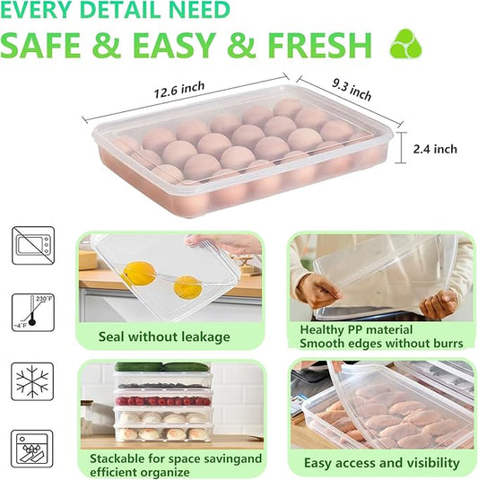 4PCS Deli Meat Container for Fridge,Plastic Bacon Container for Refrigerator,Large Lunchmeat Cold Cuts Storage Containers for Fridge,Christmas Cookie Holder with Removable Drain Plate and Lid