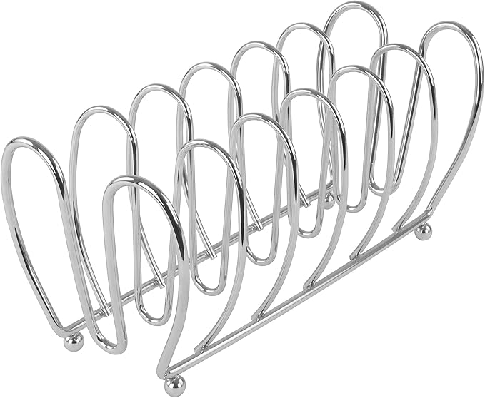 Spectrum Diversified 20870 Bloom Lid Organizer, Plate Rack, Cookie Sheet Holder Chrome