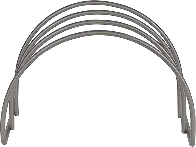 Spectrum Arch Kitchen Lid Organizer for Plates, Cutting Boards, Bakeware, Cooling Racks, Pots & Pans and Serving Trays, Industrial Gray