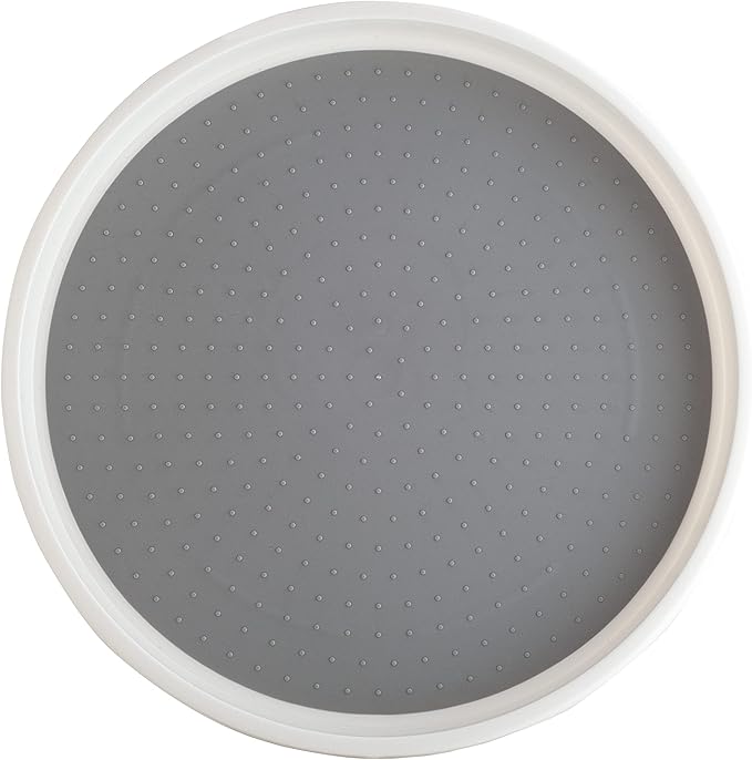 12” Large Lazy Susan Turntable Non- Skid Spinning Organizer for Refrigerators Revolving Space Tidy – (Pack of 5)