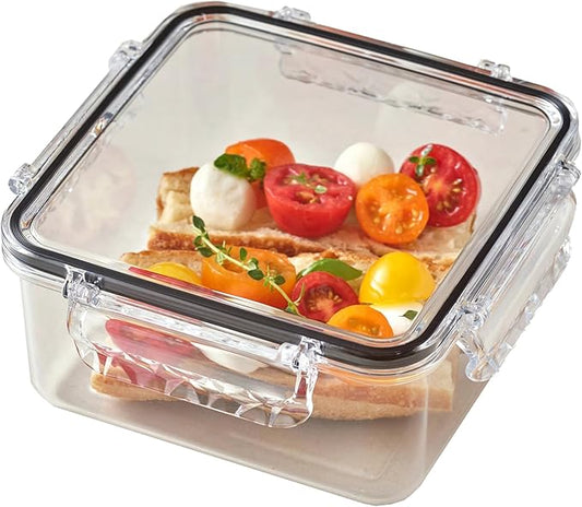 Airtight Food Storage Container with Lid (50.7oz) Leak-Proof Lunch Box | BPA-Free | Meal Prep | Microwave, Freezer and Dishwasher Safe | Kitchen Fridge Organizer Boxes | Fresher Food