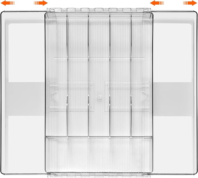 Sorbus Silverware Organizer – Expandable Kitchen Drawer Organizer, Non Slip Adjustable Utensil Organizer, Cutlery Tray for Forks, Knives, Spoons – Multipurpose Flatware and Kitchen Storage Solution