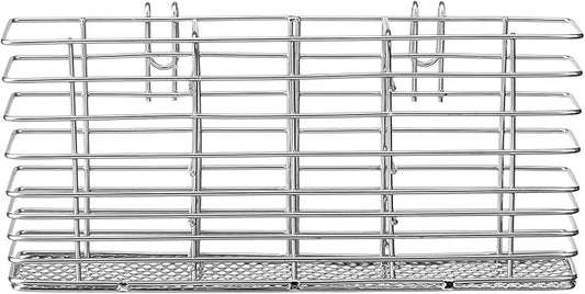 SANNO Silverware Organizer - Cutlery Utensil Holder Stainless Steel Drying Rack Drainer for Kitchen Silverware