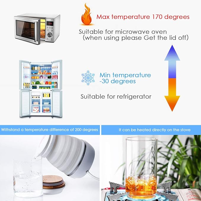 XUXIN Glass Food Storage Jars，Modern Design Clear Glass Bulk Food Storage with Airtight Bamboo Lid, Sealed Food Storage Canisters for Tea, Coffee, Spices, Cookies, Sugar. 24/35/60 oz, Set of