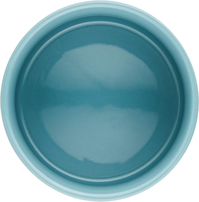 Rachael Ray Ceramics Stacking Spice/Seasoning Box Set with Lid, 2 Piece, Agave Blue