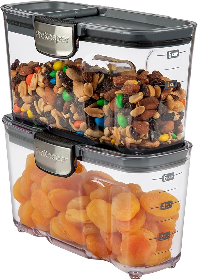 Progressive International ProKeeper+ 1.5-quart Small Cereal Keeper Multipurpose Airtight Stackable Food Storage Container