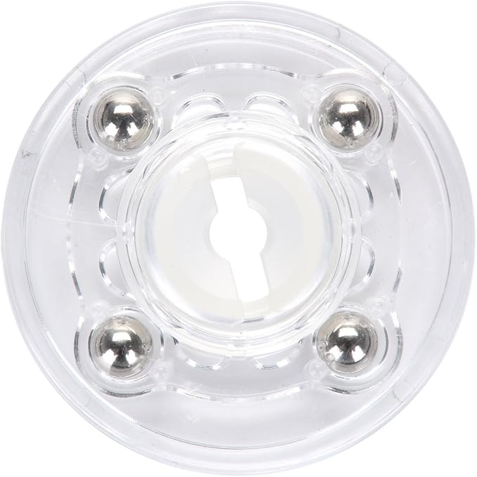 TamBee 4PCS 2Inch Acrylic Lazy Susan Turntable Organizer Revolving Display Base White Acrylic for Spice Rack Table Cake Kitchen Pantry Decorating