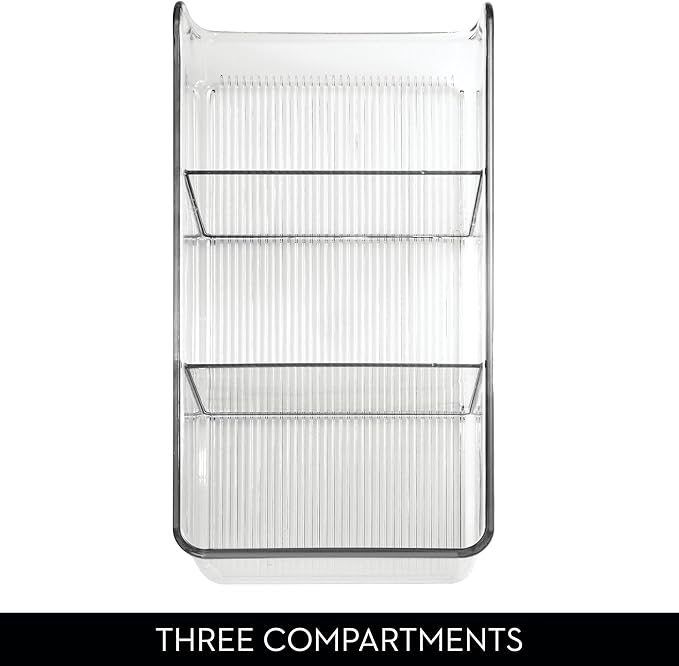 InterDesign Linus Kitchen, Pantry, Refrigerator, Freezer Storage Container, Clear