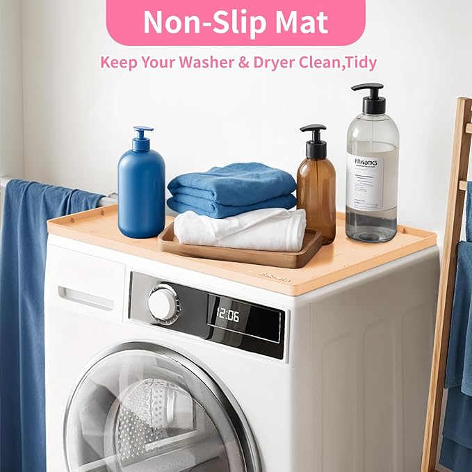 Sdpeia Under Sink Mat for [25" x 22"] Cabinet, Upgraded Silicone Waterproof Mat Kitchen Cabinet Liner Cabinet Protector Kitchen Organizers and Storage