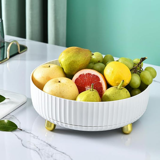 Lazy Susan Rotating Organizer - Perfume, Makeup, Skincare Vanity Tray - Turntable for Cabinet, Pantry, Fridge, Countertop, Bathroom