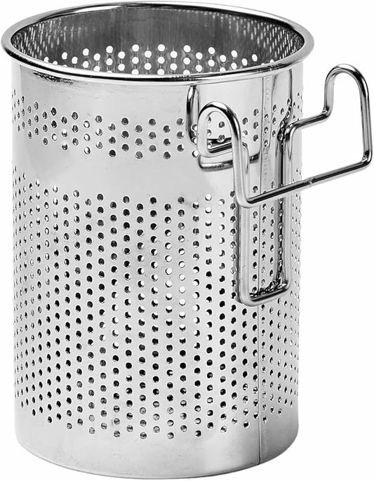 HOME&I Silverware Drying Basket, Kitchen Sink Utensil Holder Replacement,Thin Dish Drying Rack Countertop Organizer Stainless Steel 304 Flatware Cutlery Caddy Hold for Dish Drainer (VERY Small-Round)
