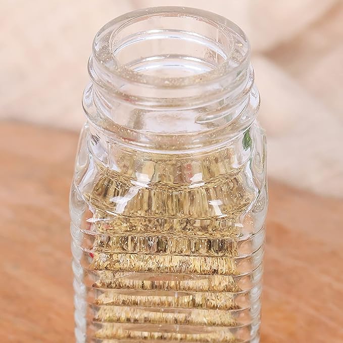WUWEOT 30 Pack Salt and Pepper Shakers, 3.3oz Glass Shakers Spice Jar with Metal Lids for Salt, Pepper, Spices, Seasonings, Restaurant & Home Kitchen Supplies
