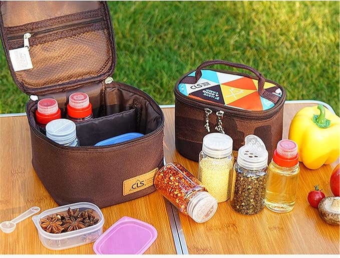 10 Pcs PET Plastic Spice Jars Moisture Proof Condiment Container with Lid - Camping Picnic Outdoor Kitchen Spice Shaker Seasoning Organizer Bottle for Storing Herb Salt Sugar Pepper Spices
