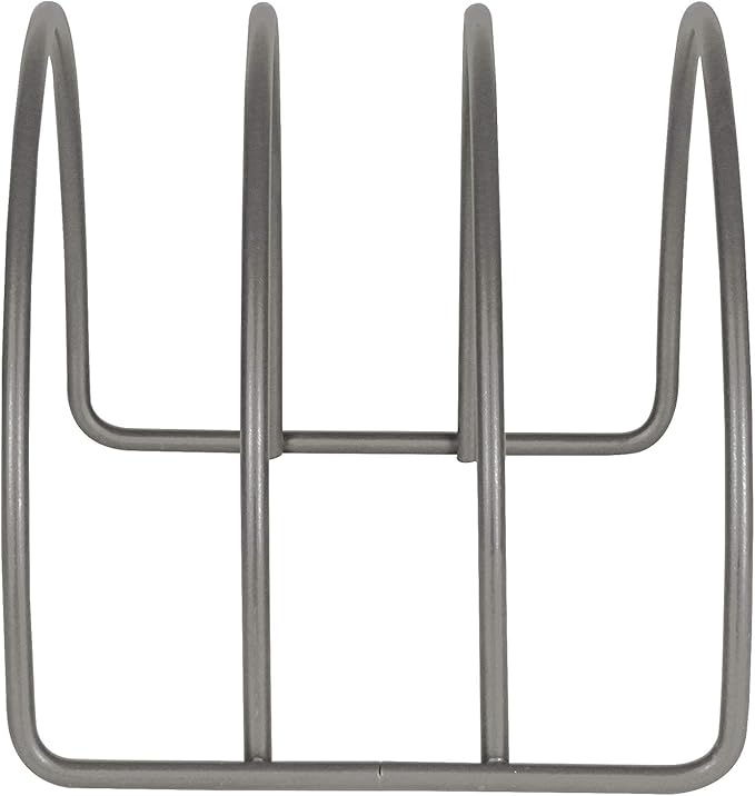 Spectrum Arch Kitchen Lid Organizer for Plates, Cutting Boards, Bakeware, Cooling Racks, Pots & Pans and Serving Trays, Industrial Gray