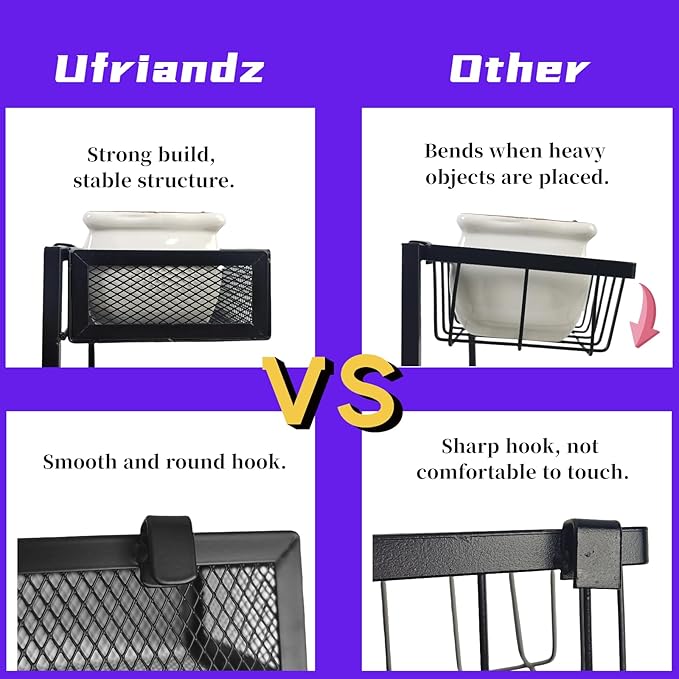 Undersink Organizers 2-Tier Under Cabinet Pull Out Storage with Sliding Out Drawers, Under Sink Organizer for Bathroom Kitchen Durable Wire Rack Shelf Space-Saving Organization, White 1 Pack