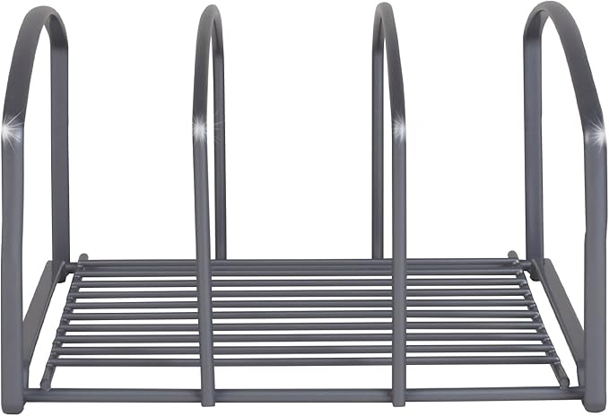 DecoBros Kitchen Houseware Organizer Pantry Rack, Silver