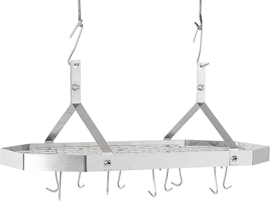 Cuisinart Octagonal Hanging Cookware Rack,Stainless steel