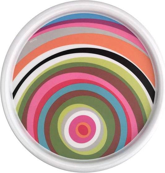 French Bull Lazy Susan Round Rotating Melamine Kitchen Pantry Cabinet Tableware Organizer-Platter, Turntable, Serving, 9-inch, Ring