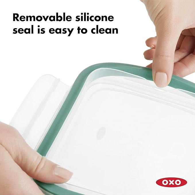 OXO Good Grips 8 Cup Smart Seal Glass Rectangle Container