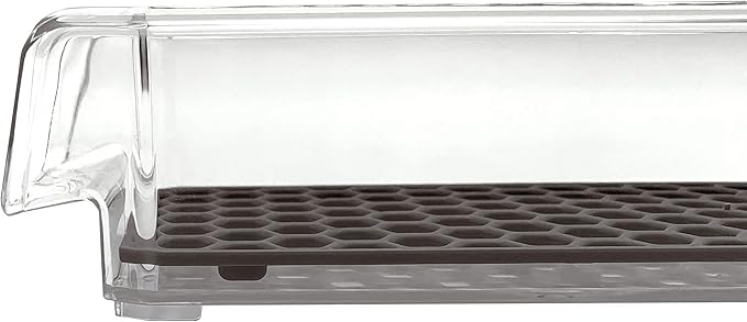 Spectrum Hexa in-Fridge Organizer Small Refrigerator Bin for Storage and Organization of Fruit Vegetables Produce and More, 15 x 6.25 x 2.25
