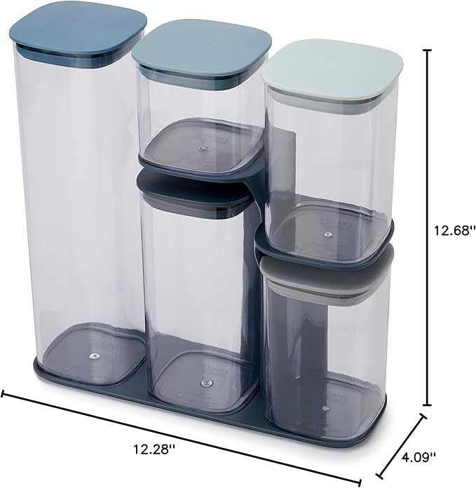 Joseph Joseph Podium 5-piece storage container set - Editions (Sky),Blue