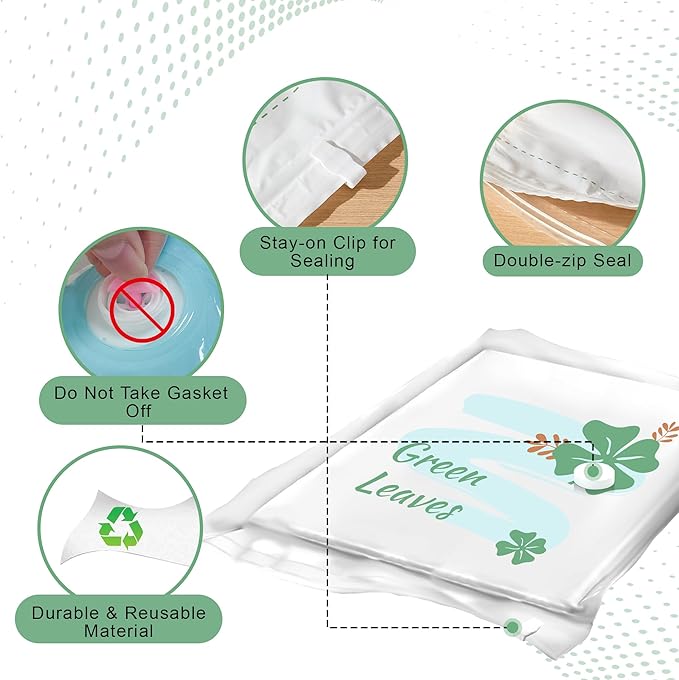 15 Pack Vacuum Storage Bags for Clothing Travel with High Pressure Electric Pump, 3 Sizes Large/Medium/Small Space Saver Bag Vacuum Sealed for Luggage Blankets, Vacuum Seal Bag for Bedding Comforters