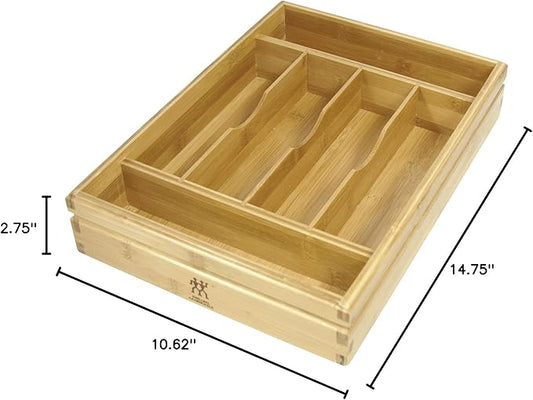 ZWILLING J.A. Henckels Bamboo Flatware Storage Tray