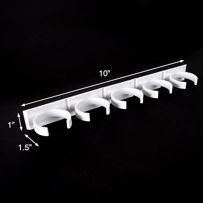 Lavish Home Spice Rack Organizer for Cabinet – 8-Pack Spice Storage Set with Gripper Clip Strips for Kitchen, Countertop and Pantry Organization