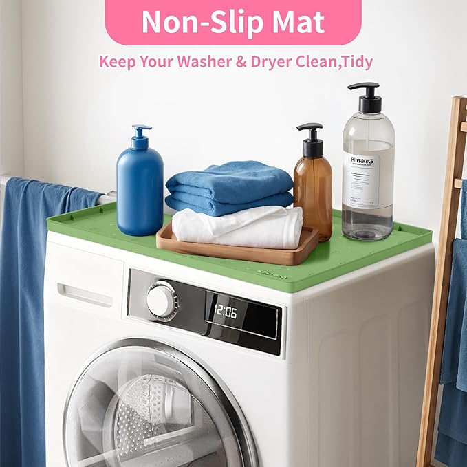 Sdpeia Under Sink Mat for [25" x 22"] Cabinet, Upgraded Silicone Waterproof Mat Kitchen Cabinet Liner Cabinet Protector Kitchen Organizers and Storage