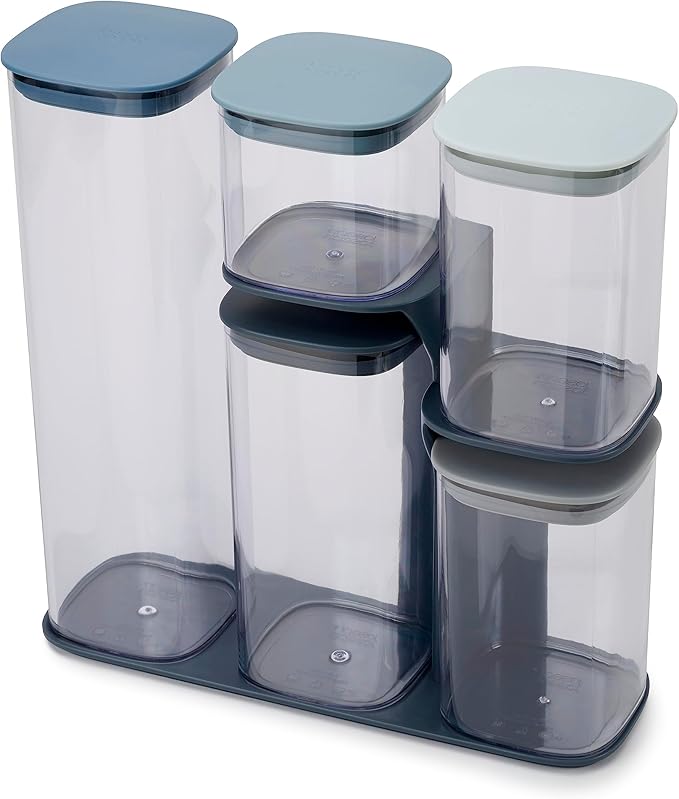 Joseph Joseph Podium 5-piece storage container set - Editions (Sky),Blue