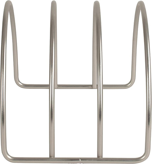 Spectrum Arch Kitchen Lid Organizer for Plates, Cutting Boards, Bakeware, Cooling Racks, Pots & Pans and Serving Trays, Satin Nickel