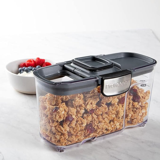 Progressive International ProKeeper+ 1.5-quart Small Cereal Keeper Multipurpose Airtight Stackable Food Storage Container