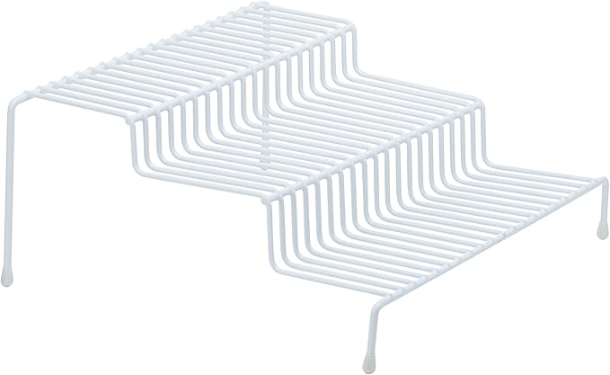 Kitchen Details Spice Rack Organizer Shelf | 3 Tier Design | Great for Holding Spices | Condiments | Freestanding | Pantry Kitchen Cabinet Storage | White
