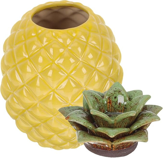 Pineapple Tea Cookie Storage Jar Tea Jars for Loose Tea Mini Ceramic Canisters Snacks Jar Handmade Containers & Storage Containers with Lids Ceramics Ceramic Pot Seal Travel