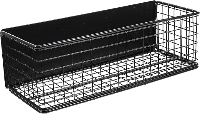 Cabilock Magnetic Spice Rack for Refrigerator,Black Magnetic Spice Rack Seasoning Organizer Magnetic Fridge Shelves Kitchen Organization Fridge Magnet Organizer for Kitchen Organization and Storage
