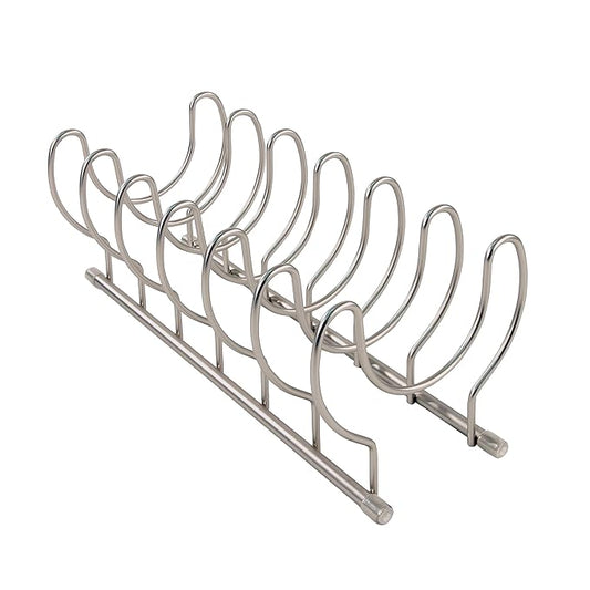 Spectrum Diversified Euro Lid Organizer, Plate Rack, Lid Holder, Rounded, Satin Nickel