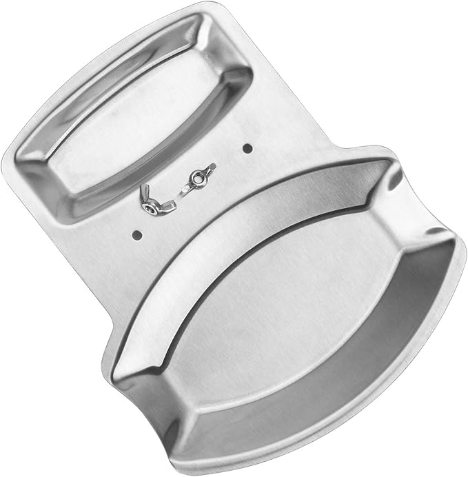 Spoon Rest and Pot Lid Holder, Stainless Steel Pan Pot Cover Lid Rack Shelf Stand Holder Spoon Holder Utensil Rest Stove Organizer Storage Soup Spoon Rests Kitchen Tool