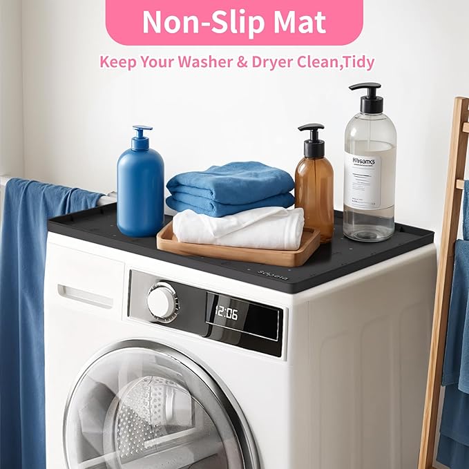Sdpeia Under Sink Mat for [25" x 22"] Cabinet, Upgraded Silicone Waterproof Mat Kitchen Cabinet Liner Cabinet Protector Kitchen Organizers and Storage