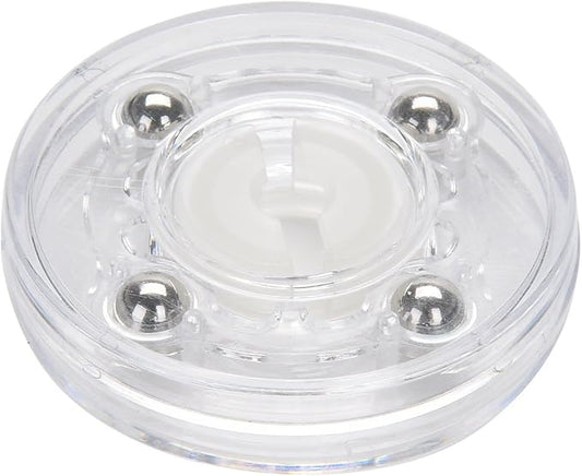 TamBee 4PCS 2Inch Acrylic Lazy Susan Turntable Organizer Revolving Display Base White Acrylic for Spice Rack Table Cake Kitchen Pantry Decorating