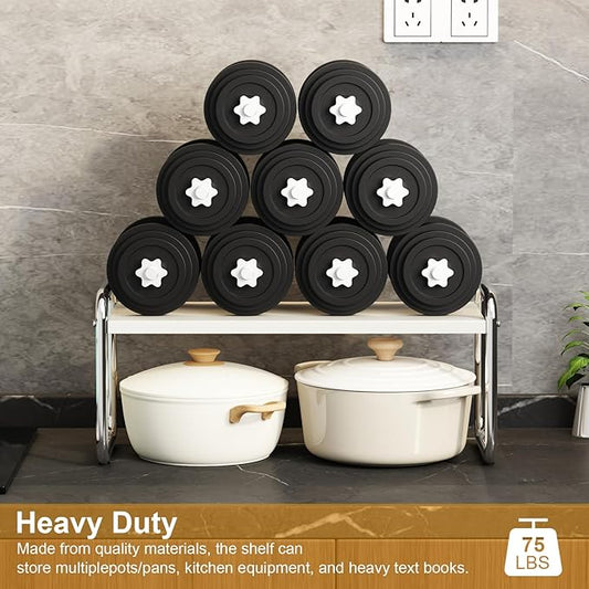The sink shelf storage rack is suitable for kitchen countertops, cabinet rack storage racks, stackable kitchen counter racks, and layered riser racks for storage rooms