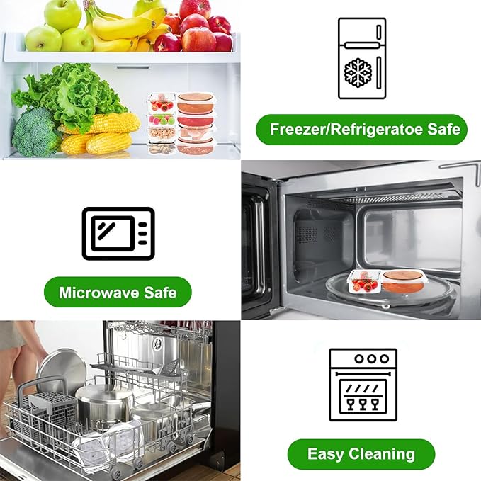 32 Pack Double Compartment Condiment Container -5.5x3.3 inches Plastic Snack Containers with Lids for Sauces, and Salad Dressings | Portable Snackle Box, Portion Control & Food Storage Solution