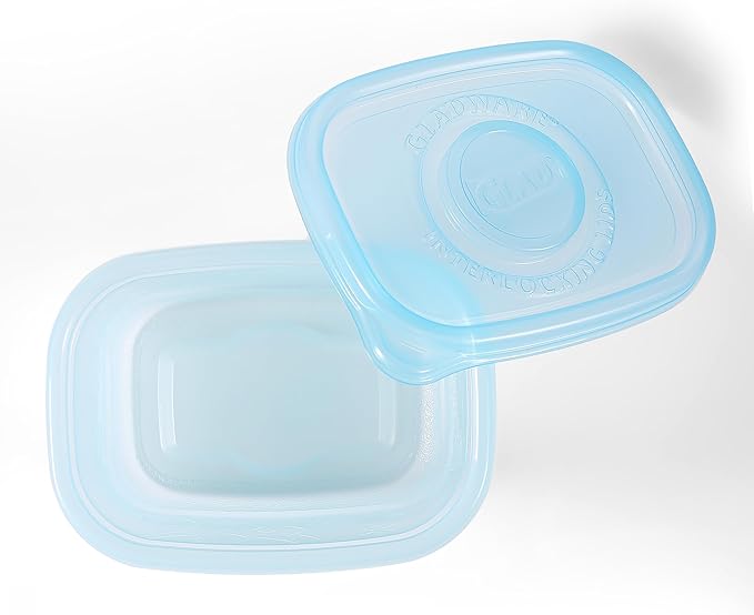 Gladware Freezerware Food Storage Containers, Small Rectangle Holds 24 Ounces of Food, 4 Count Set | Freezer Safe Food Containers to Preserve Freshness | 6 Count, 24 Containers Total