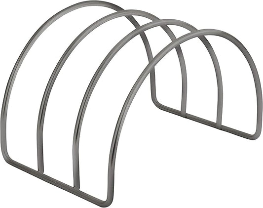 Spectrum Arch Kitchen Lid Organizer for Plates, Cutting Boards, Bakeware, Cooling Racks, Pots & Pans and Serving Trays, Industrial Gray