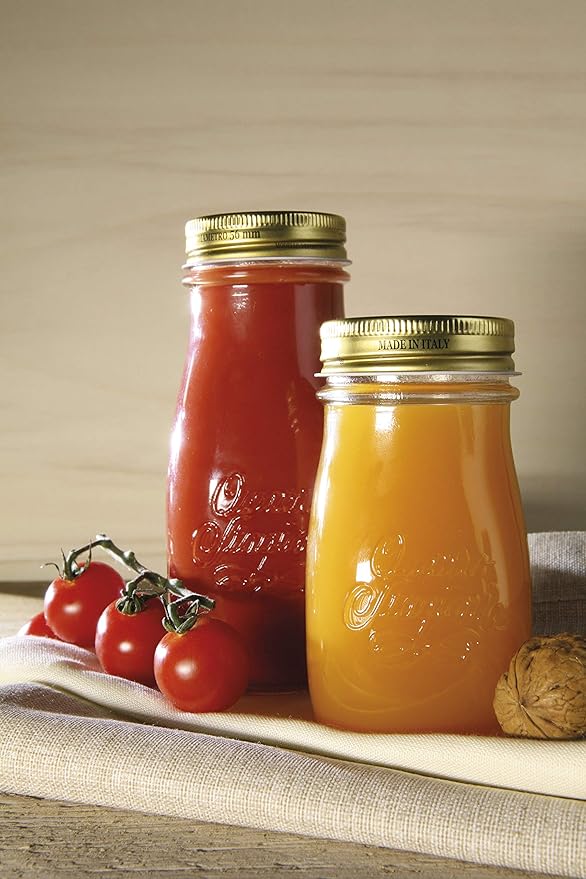 Bormioli Quattro STAGIONI-1L 365160-CBC Set of 3 Airtight Jars Transparent