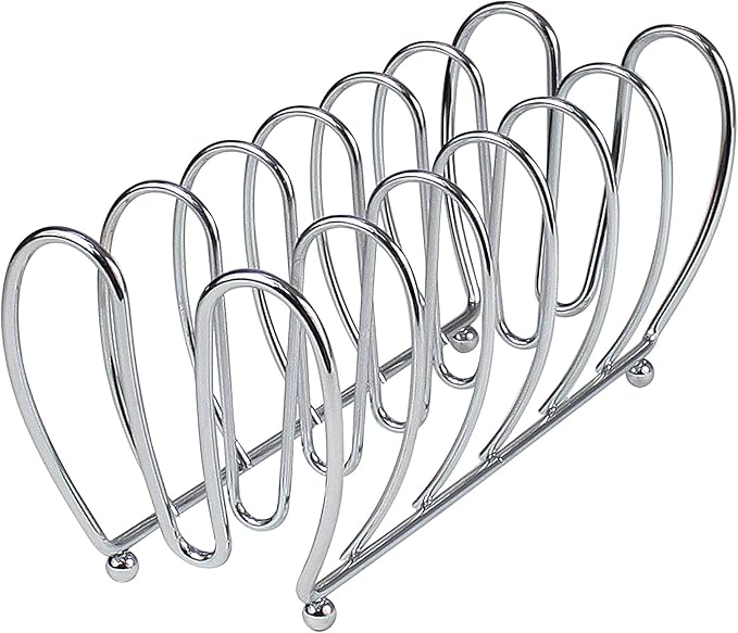 Spectrum Diversified 20870 Bloom Lid Organizer, Plate Rack, Cookie Sheet Holder Chrome