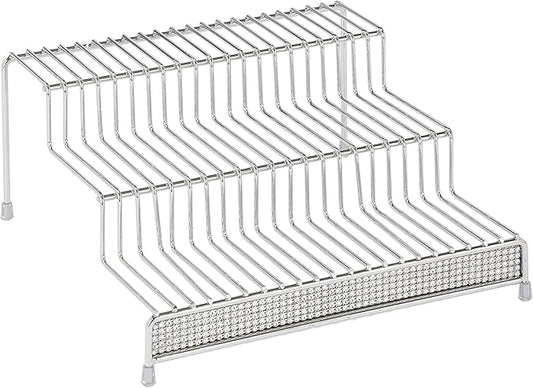 Kitchen Details 3 Tier Free Standing Spice Rack Organizer Shelf, Counter Top, Pantry Kitchen Cabinet, Pave Diamond Design Collection