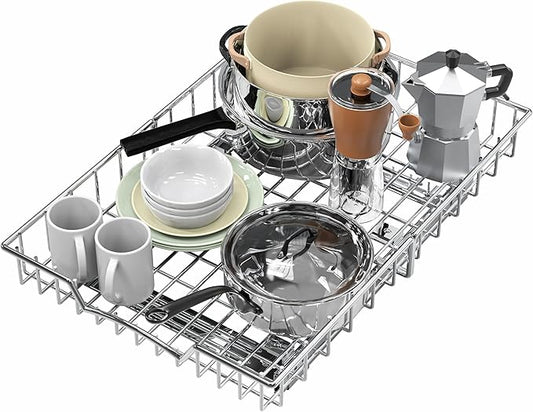 Simple Houseware Under Cabinet Pull Out Sliding Shelf Drawer Organizer, 21" D x 14" W