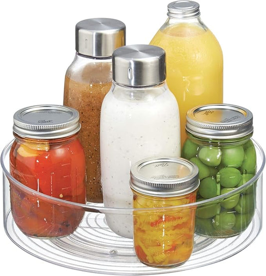 iDesign Fridge/Freeze Binz Turntable, Clear