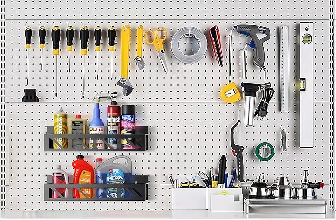 Magnetic Spice Rack Organizer for Fridge Seasoning Organizer for Kitchen storage with Screw or Adhesive Hanging,Magnetic Shelf with Hook for Refrigerator and Oven (Black-8jars, 3pack)